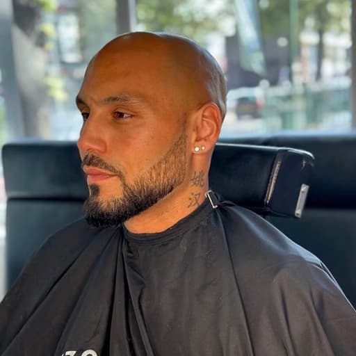 High skin fade finished at EZ Cuttz on Harrow Road